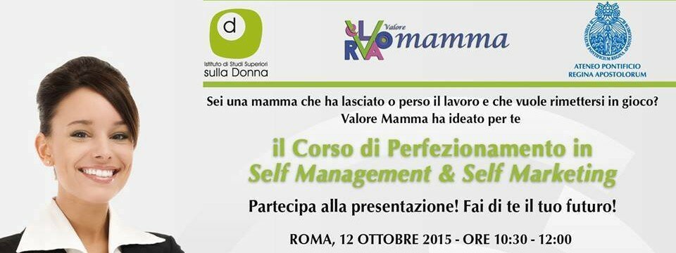 Corso di Self Management e Self Marketing